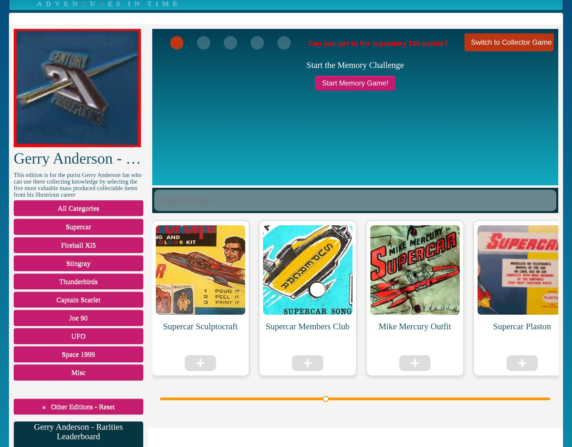 Gerry Anderson Rarities edition preview