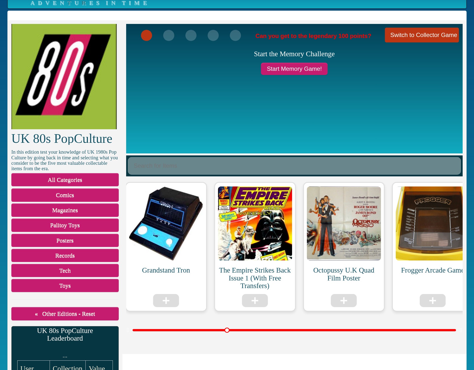 UK 80s Pop Culture edition preview